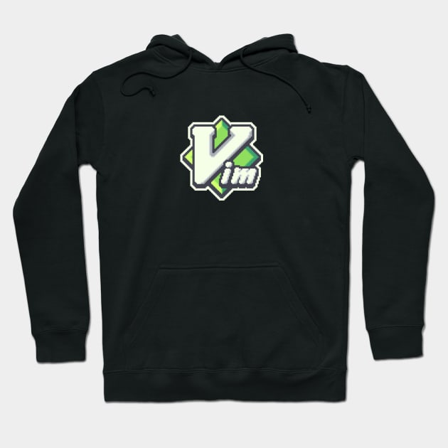 Vim PixelArt Hoodie by astrellonart